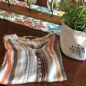 Boutique cropped peasant top